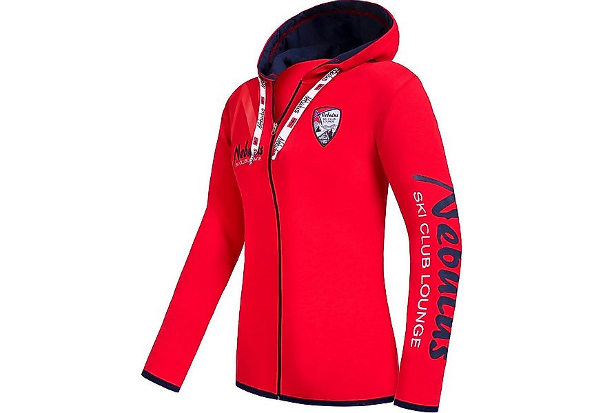 Nebulus Sweatjacke CLUBLOUNGE, P6387 - Damen, rot, XXL/44 günstig online kaufen