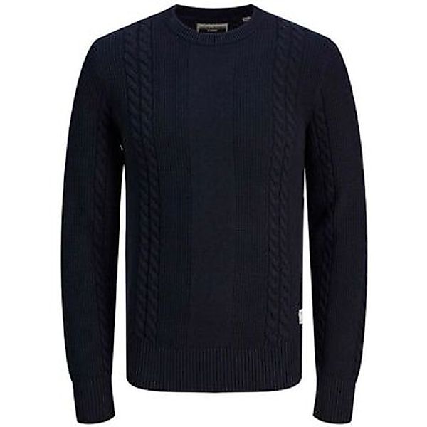 Jack & Jones  Pullover 12242948 GRID CABLE CREW-NAVY BLAZER günstig online kaufen