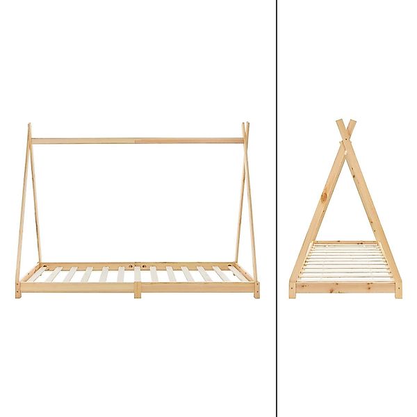 ML-DESIGN Spielbett Hausbett Tipi Zeltbett inkl. günstig online kaufen
