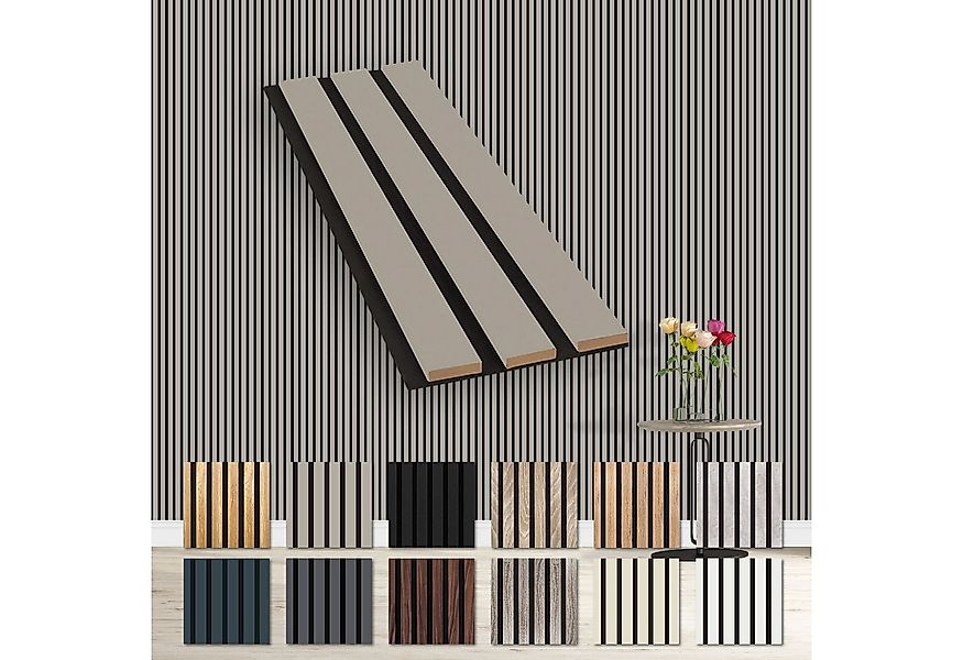 Hexim Wanddekoobjekt Sandgrey (Akustikpaneele Musterstück - flexible Lamell günstig online kaufen