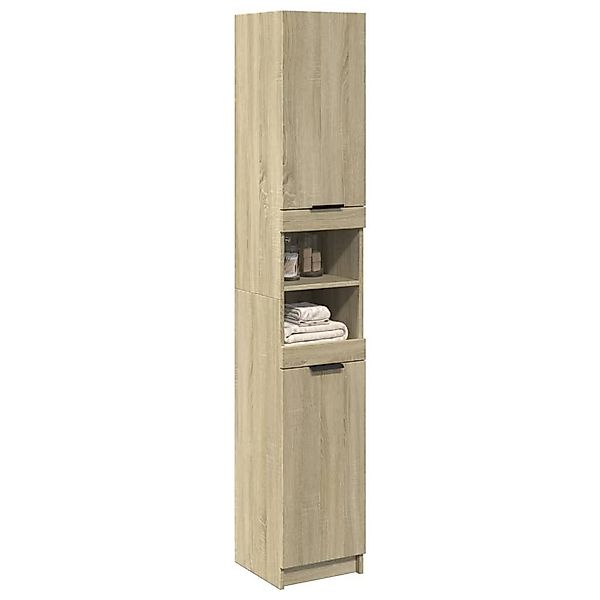 vidaXL Badezimmerspiegelschrank Badschrank Sonoma-Eiche 32x34x188,5 cm günstig online kaufen