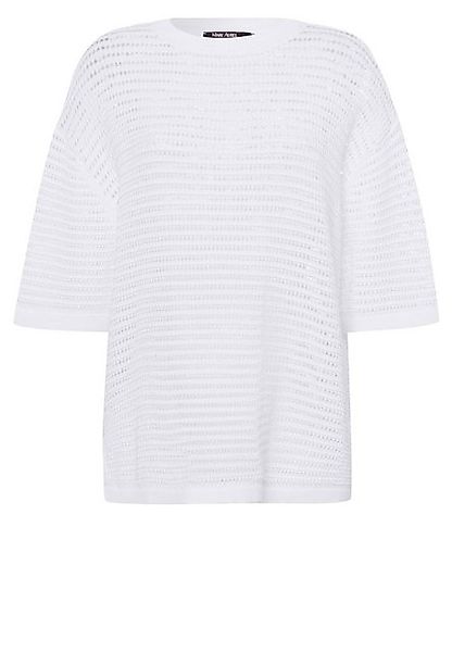 MARC AUREL Kurzarmshirt Strick white günstig online kaufen