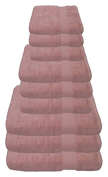 Julie Julsen Handtücher 9-Handtücher-Pastell Rosa, Baumwolle günstig online kaufen