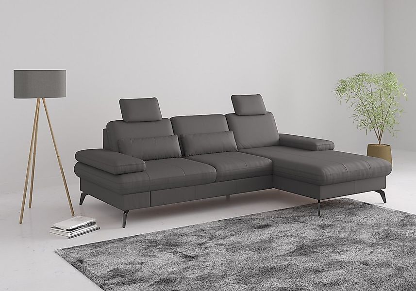 sit&more Ecksofa Morris L-Form, inkl. Sitztiefenverstellung, wahlweise mit günstig online kaufen