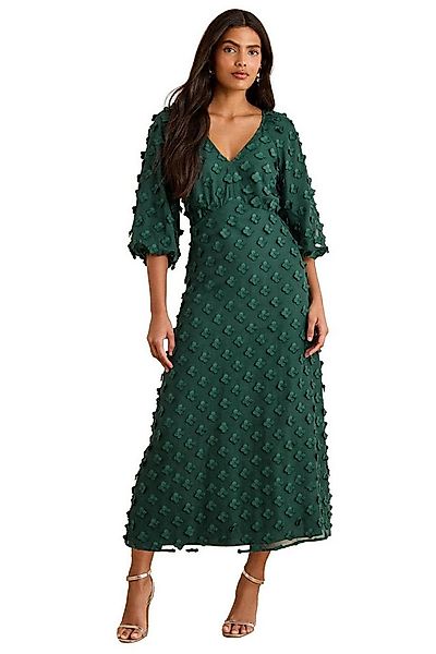 Love & Roses Midikleid Love & Roses Midikleid mit 3D-Blumen, Regular (1-tlg günstig online kaufen