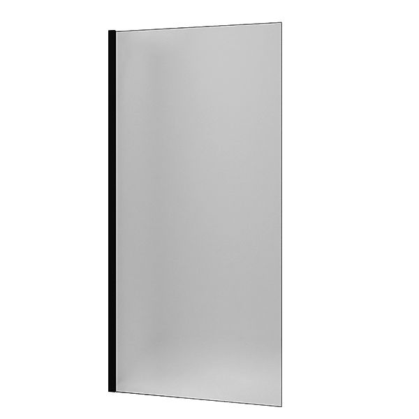 AICA Duschabtrennung 120x200cm Walk-in Schwarzrahmen Duschwand Duschtrennwa günstig online kaufen