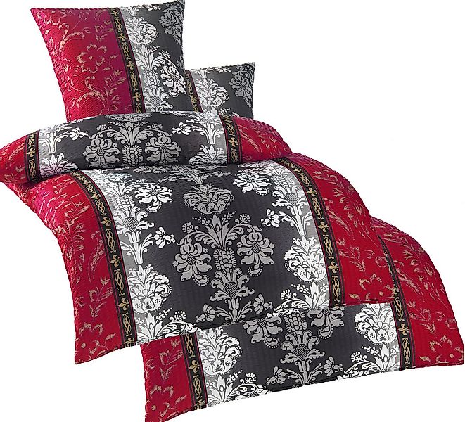 KH-Haushaltshandel Bettwäsche 4-tlg. Seersucker Bettwäsche 2x (135x200 +80x günstig online kaufen