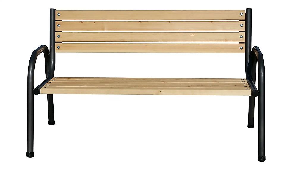 Sungörl Gartenbank Bayreuth Wetterfeste Holzbank mit Stahlgestell 147x69x86 günstig online kaufen