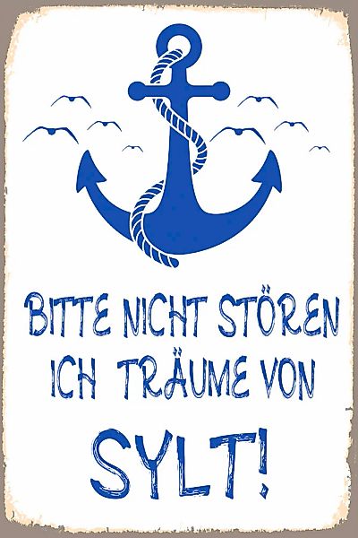 queence Metallbild "Traum von Sylt", Sprüche, (1 St.) günstig online kaufen