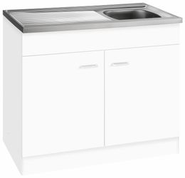KOCHSTATION Spülenschrank "KS-Elster" Breite 100 cm günstig online kaufen