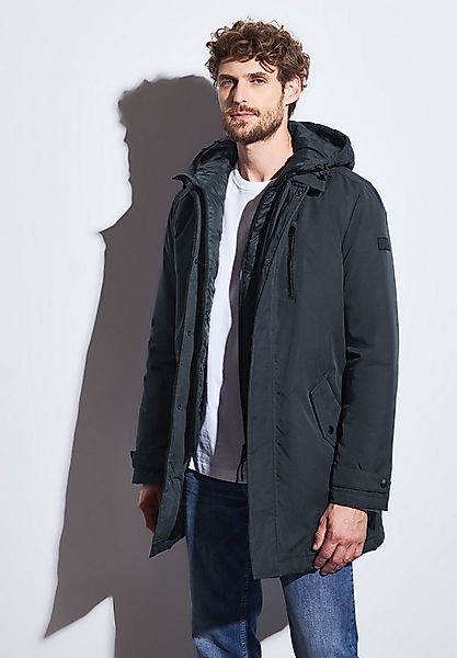 STREET ONE MEN Winterjacke mit Kapuze günstig online kaufen