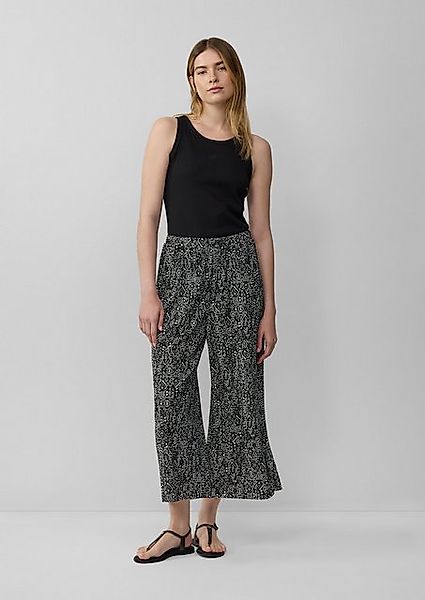 s.Oliver 7/8-Hose Plissierte Culotte aus Jersey günstig online kaufen