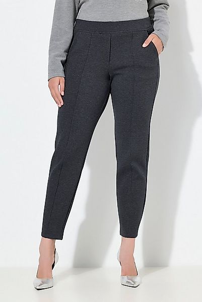 Ulla Popken Funktionshose Hose Punto-di-Roma-Jersey konisches Bein günstig online kaufen