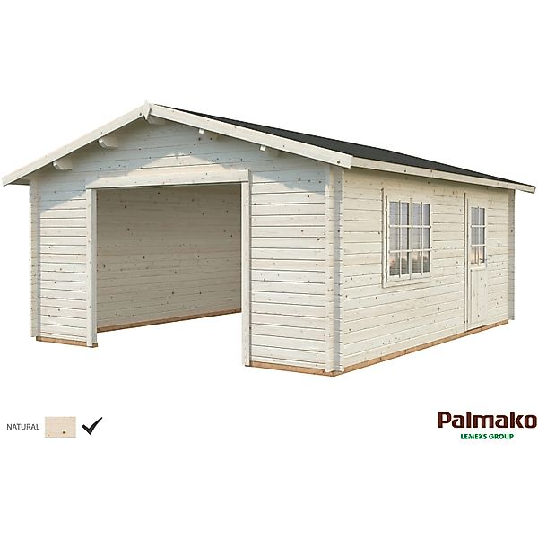 Palmako Holzgarage Roger ohne Tor 450 cm x 550 cm günstig online kaufen