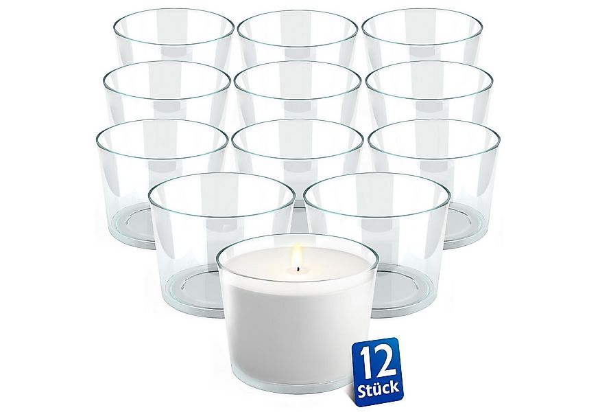 KONZEPT Tischkerzenhalter Teelichtgläser 150 ml, groß und transparent 7,2 x günstig online kaufen
