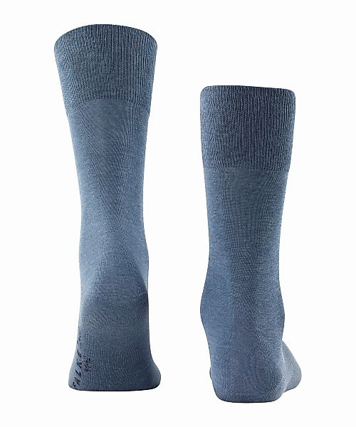 FALKE Tiago Herren Socken, 45-46, Blau, Uni, Baumwolle, 14662-667006 günstig online kaufen