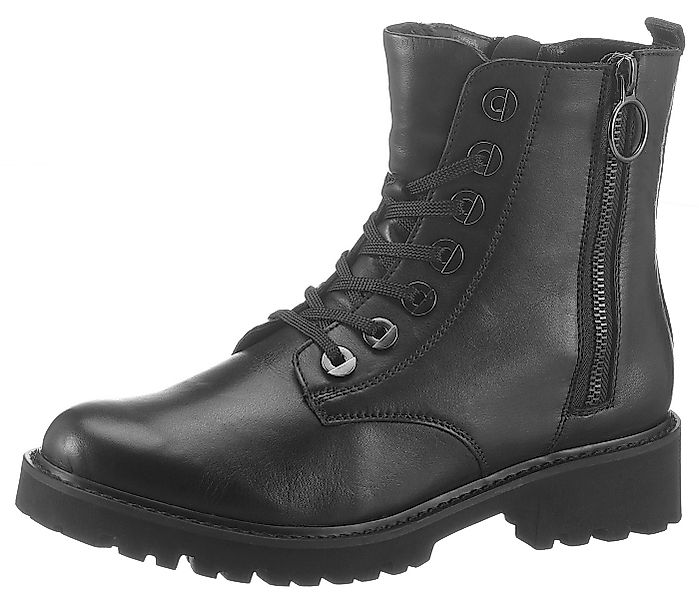 Remonte Schnürstiefelette, Blockabsatz, Stiefelette, Schnürboots, Flats im günstig online kaufen