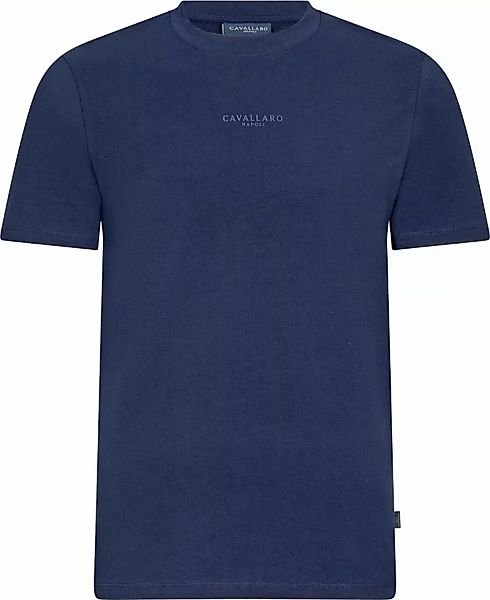 Cavallaro Darione T-Shirt Logo Navy - Größe L günstig online kaufen