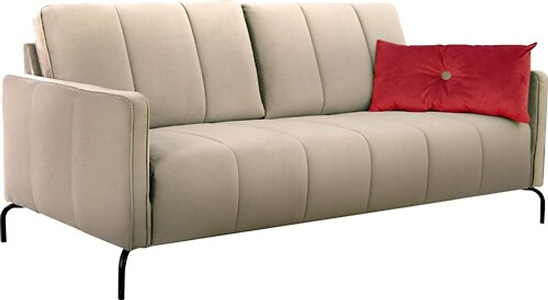 Home affaire 3-Sitzer »Xeen« mit feiner Steppung und Keder günstig online kaufen