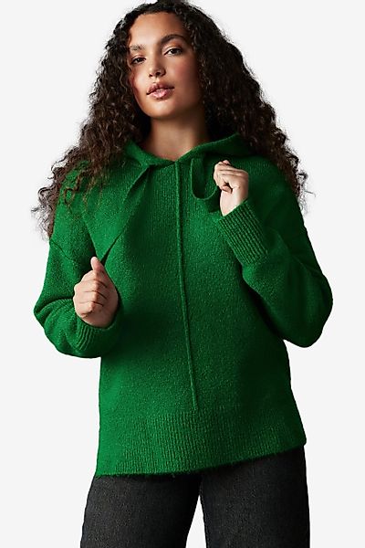 Next Kapuzenpullover Relaxed-Fit Übergroßer gestrickter Kapuzenullover günstig online kaufen