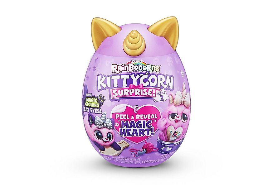 ZURU Plüschfigur Rainbocorns Kittycorn Surprise Serie 7 - Chinchilla-Katze günstig online kaufen