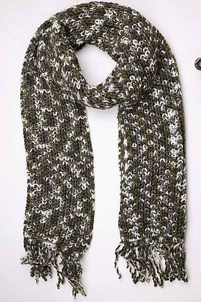 COLLEZIONE ALESSANDRO Wollschal "Lanea" 1 Stk. tlg. grob gestrickt mit Fran günstig online kaufen