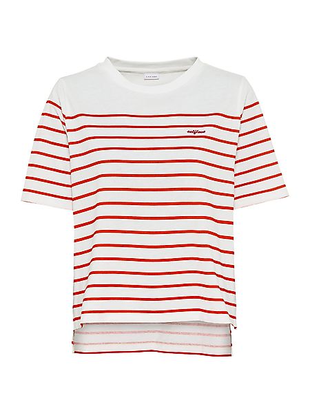 LASCANA T-Shirt mit Streifen, Kurzarmshirt aus günstig online kaufen