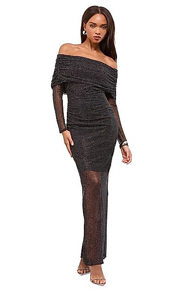 LIPSY Maxikleid Lipsy Bardot-Maxikleid mit Strass, Regular (1-tlg) günstig online kaufen