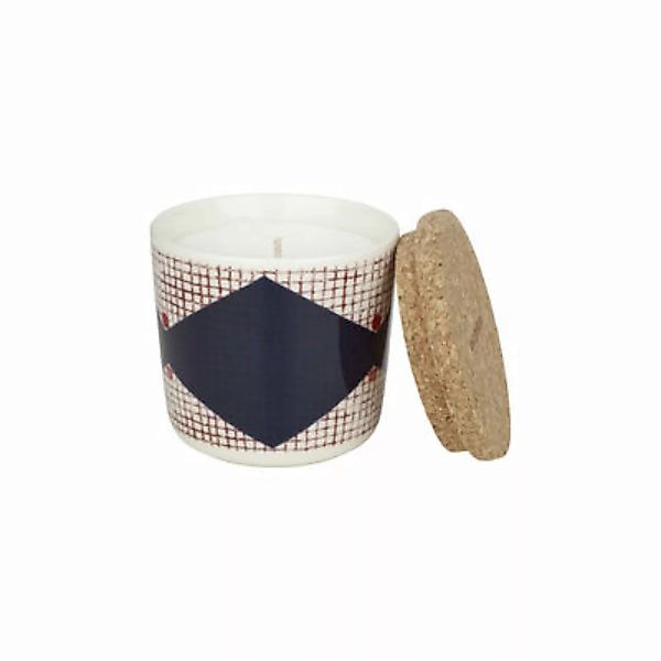 Parfumierte Kerze Tomina keramik blau / Ø 7,5 x H 7 cm - Duft Frühlingswald günstig online kaufen