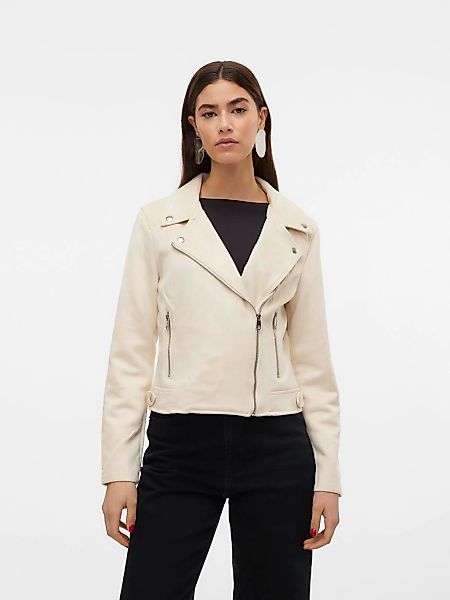 Vero Moda Bikerjacke "VMJOSE SHORT FAUX SUEDE JACKET GA NOOS" mit asymetris günstig online kaufen
