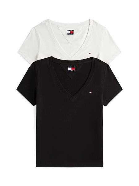 Tommy Jeans T-Shirt "TJW 2PACK V-NECK TEE", (Packung, 2 tlg., 2-er Pack), m günstig online kaufen