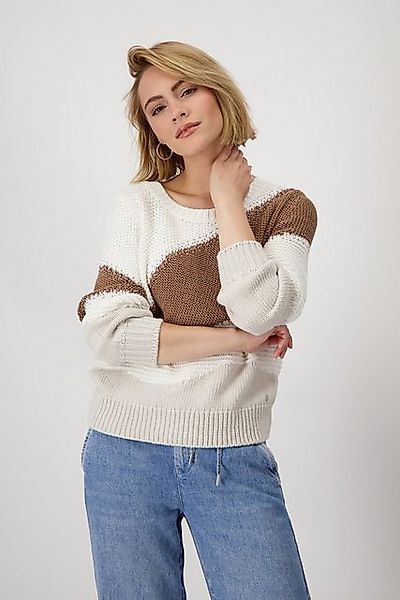 Monari Rundhalspullover günstig online kaufen