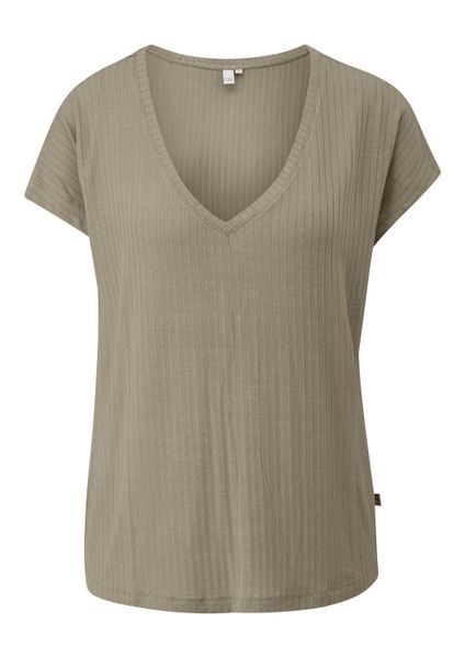 QS Kurzarmshirt T-Shirt Fließendes Oversize-Shirt mit günstig online kaufen