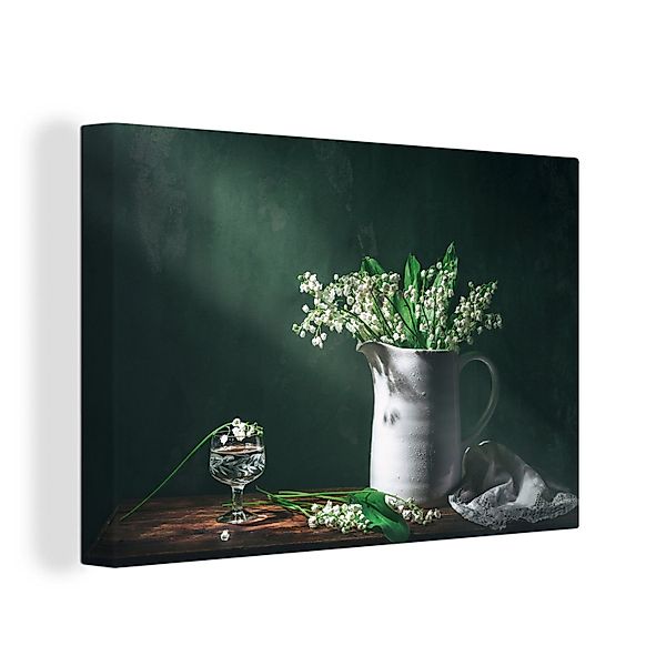 OneMillionCanvasses® Leinwandbild Maiglöckchen - Dose - günstig online kaufen