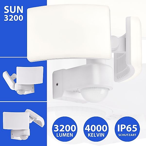 Maxkomfort LED Flutlichtstrahler SUN3200, LED fest günstig online kaufen