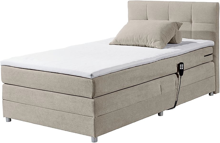 ED EXCITING DESIGN Boxspringbett "Toulouse B", inkl. Motor günstig online kaufen