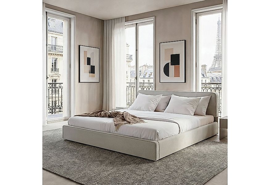 IDIMEX Polsterbett LATINI, Bett 180x200 cm mit Kopfteil höhenverstellbar un günstig online kaufen