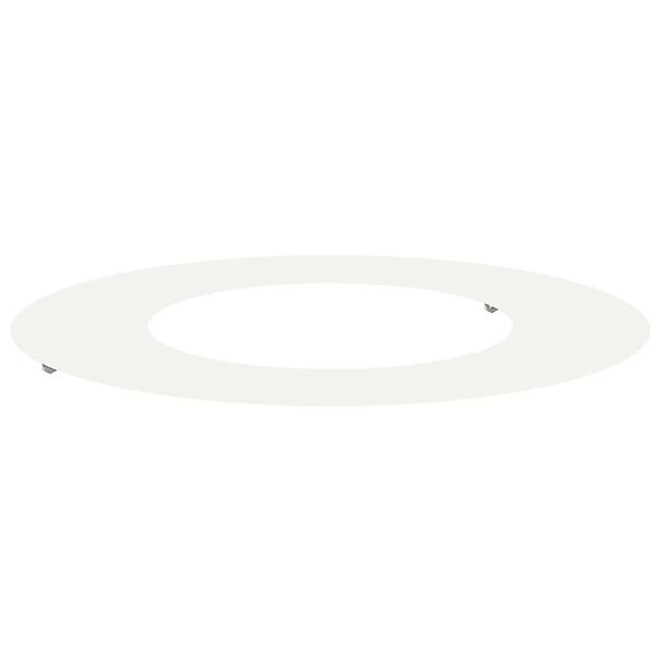 vidaXL Blumentopf Flacher Baumring Weiß Ø40 günstig online kaufen