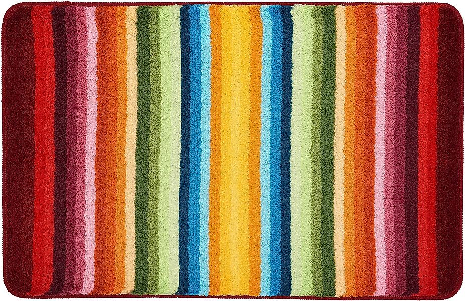 MEUSCH Badematte "Funky" Höhe 18 mm rutschhemmend beschichtet fußbodenheizu günstig online kaufen