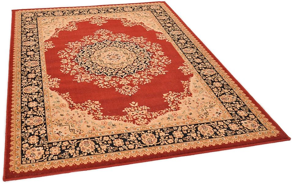 THEKO Wollteppich "Turan 809" rechteckig 12 mm Höhe reine Wolle, Orient-Opt günstig online kaufen