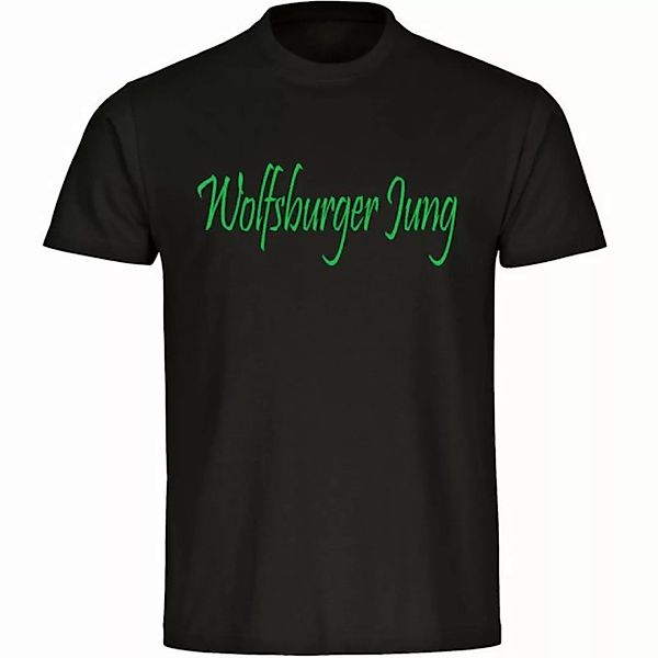 multifanshop T-Shirt Herren Wolfsburg - Wolfsburger Jung - Männer günstig online kaufen
