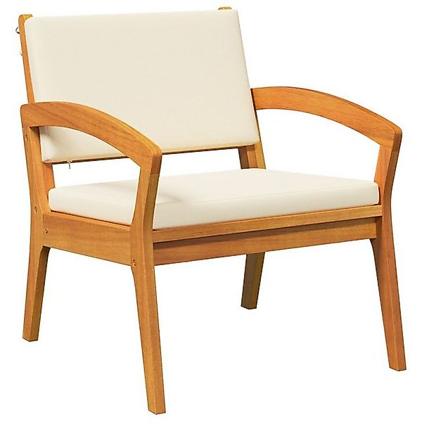 vidaXL Loungesofa Gartenstühle 2 Stk. 59,5x70,5x72,5 cm Massivholz, 1 Teile günstig online kaufen