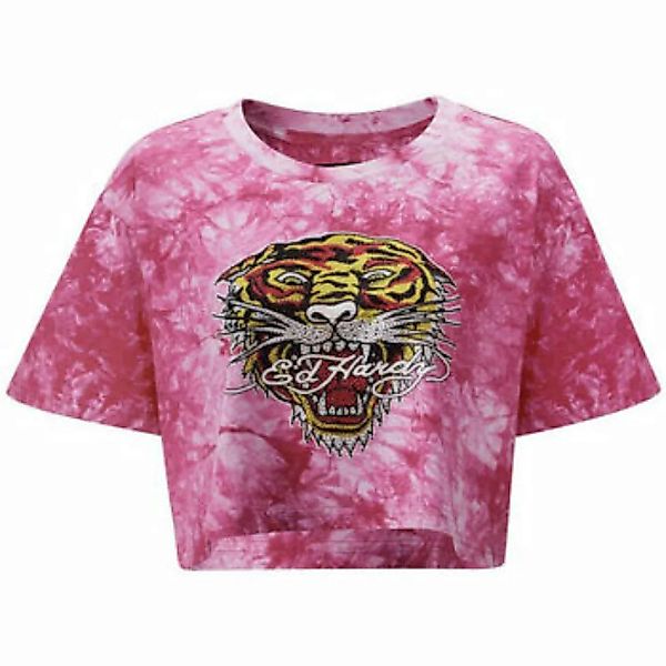 Ed Hardy  T-Shirts & Poloshirts Los tigre grop top hot pink günstig online kaufen