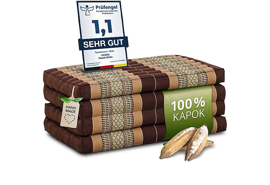 Klappmatratze Faltmatratze 80 cm (Classic) - 200x80x8cm, livasia, 8 cm hoch günstig online kaufen