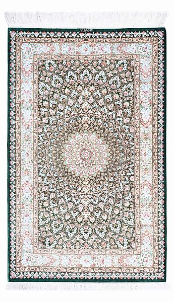 morgenland Orientteppich »Perser - Ghom - 128 x 83 cm - grün«, rechteckig günstig online kaufen