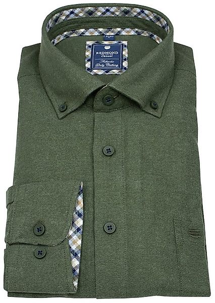 Redmond Langarmhemd Button-Down-Kragen günstig online kaufen