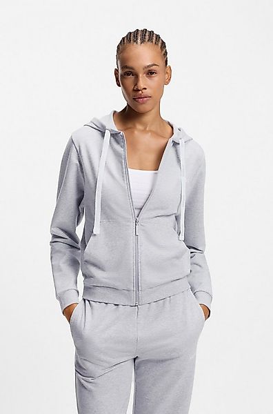 HUGO Sweatjacke Kapuze, Reißverschluss, gerade geschnitten günstig online kaufen