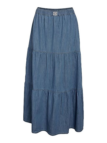 Noisy may Sommerrock Maxilänge Volants Weich Fallender Stoff Bequem (1-tlg) günstig online kaufen