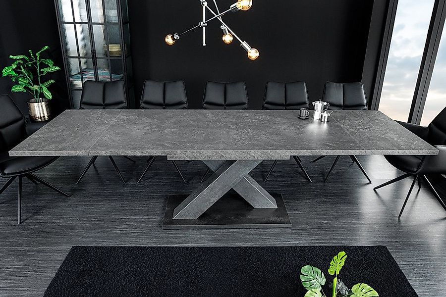 riess-ambiente Esstisch MONTREAL 180-230-280cm grau/graphit · Konferenztisc günstig online kaufen