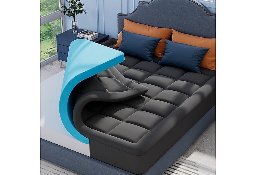 Elemuse, Topper H3/H4 Gel Memory-Schaum Matratzentopper, Waschbar Bezug, 7 günstig online kaufen